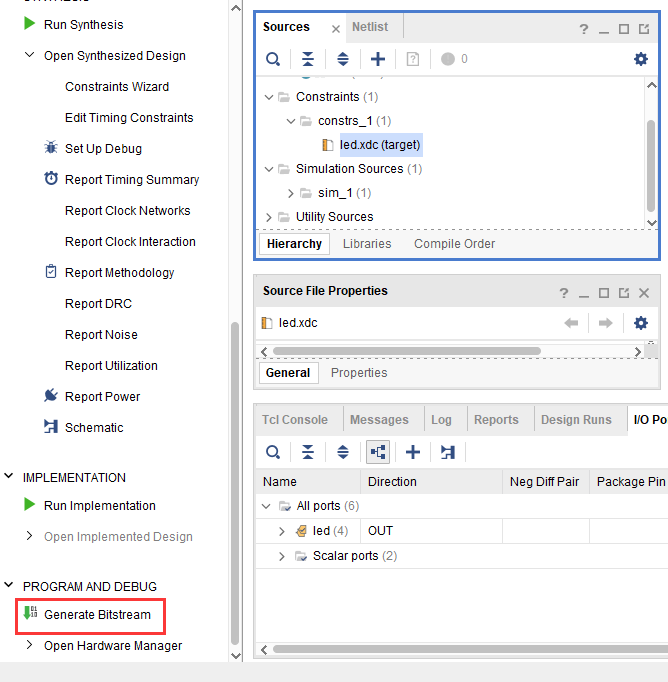 【ZYNQ Ultrascale+ MPSOC FPGA教程】第四章 PL的LED实验 【ZYNQ Ultrascale+ MPSOC FPGA教程】第四章 PL的LED实验