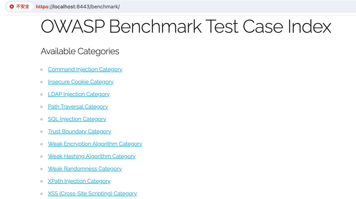 OWASP Benchmark | OWASP 基准项目镜像方式安装、配置及如何生成SAST和DAST工具的评分报告 - 知乎