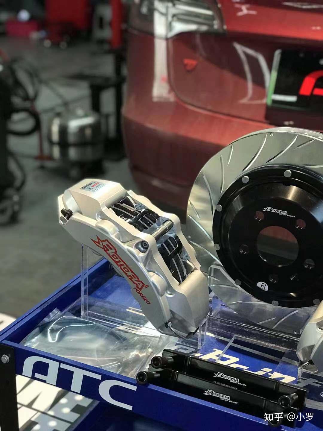 上海特斯拉model 3改装rotora刹车