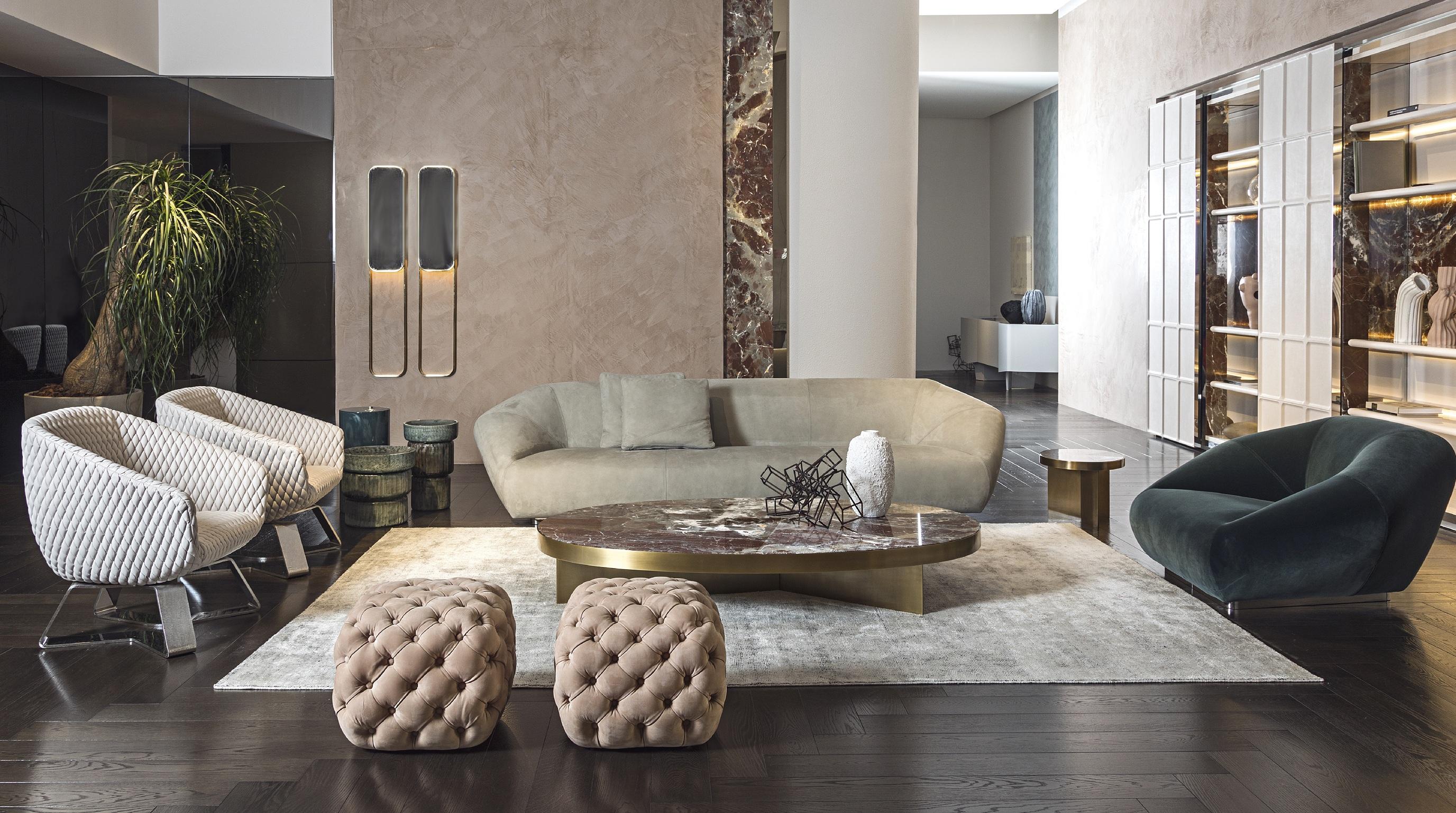 cornelio cappellini转角沙发有设计感     容客率高▲armani/casa