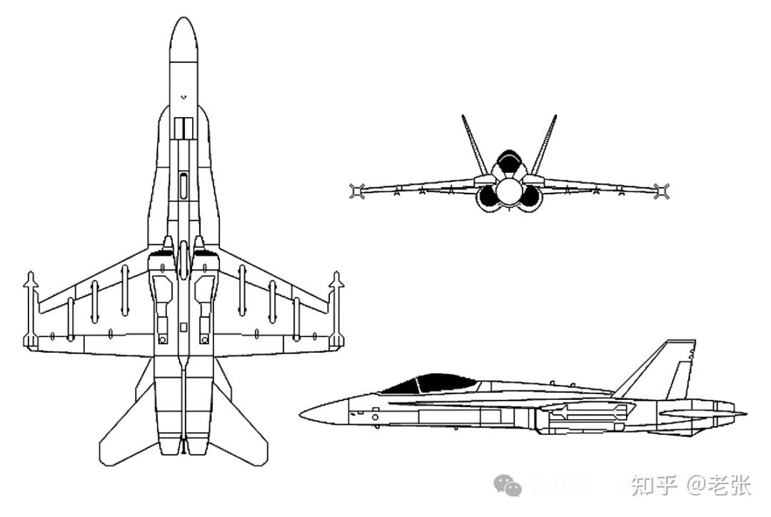 精美图集 f18战斗机系统组成及内部结构图介绍