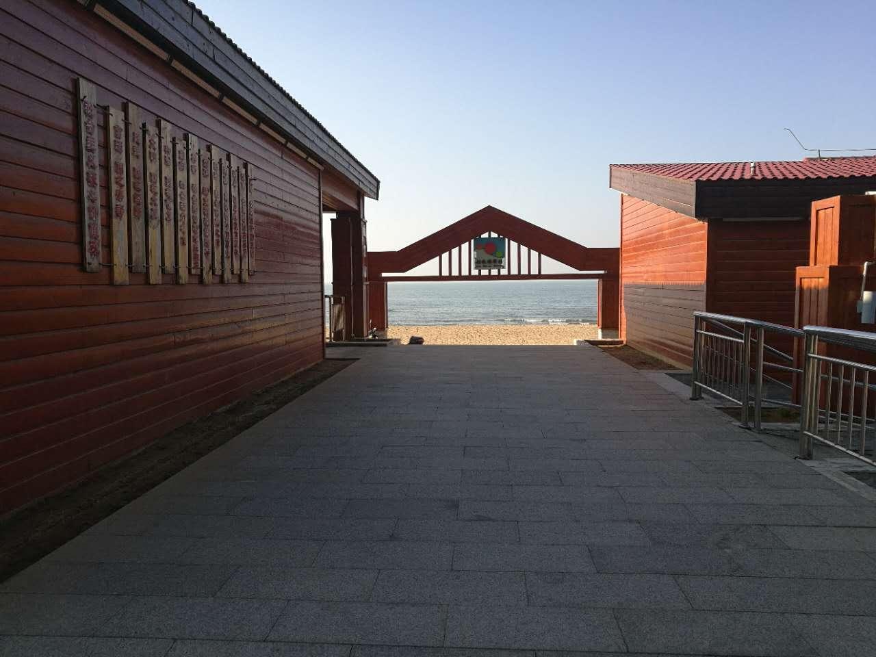 北戴河游玩攻略之傍晚的平水桥公园