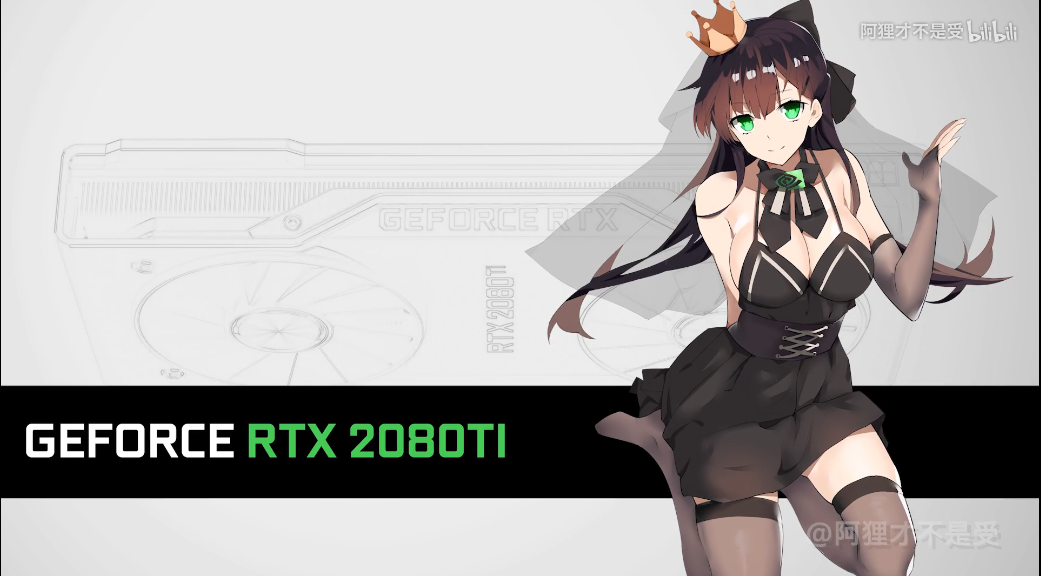 当然,显卡娘化也不是厂家们最先玩出来的,网友们早就开始这样玩了.