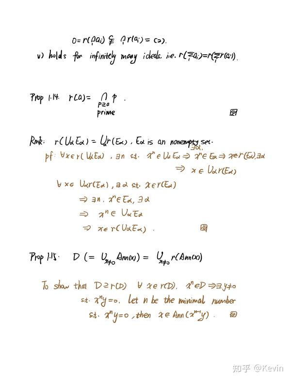 Atiyah&MacDonald Commutative Algebra笔记chap1 - 知乎