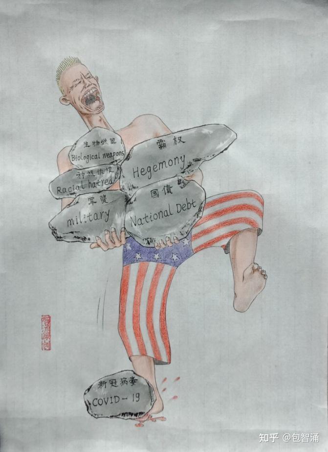 纪念美国新冠消逝100万搬起石头砸自己的脚