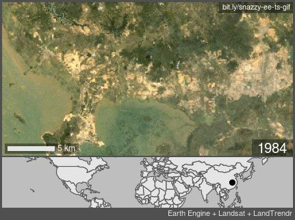 Google Earth Engine APP——不写代码给动态的GIF图片添加底图和时序以及逆序长时序动画加载 - 知乎