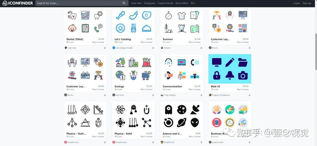 超赞！50个免费网站帮你获取高质量UI图标 - 知乎