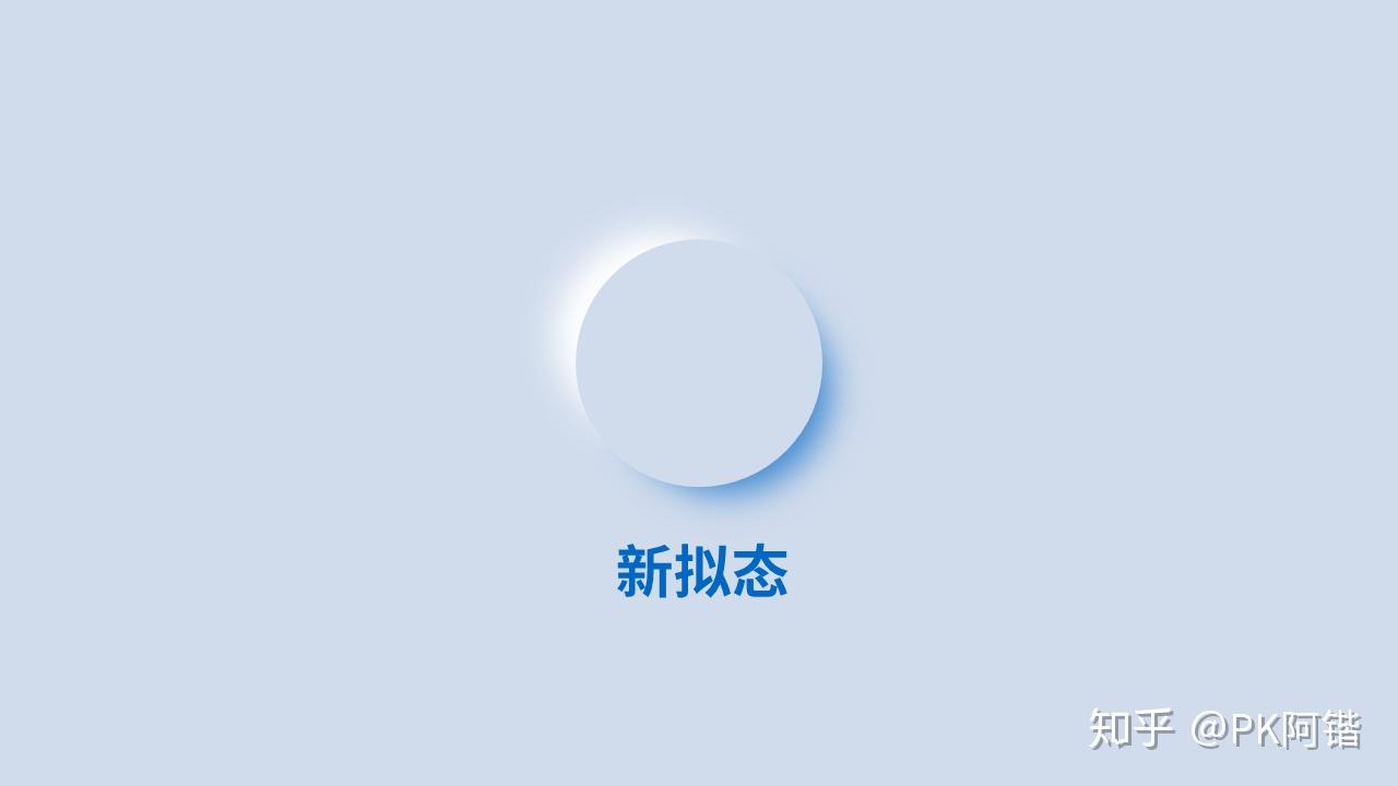 火遍外网的新拟态设计风格2分钟就能用ppt做出来