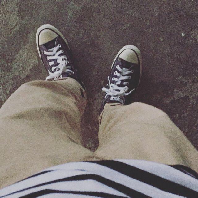 匡威鞋(高帮低帮,白色蓝黑色和其他颜色)怎么搭