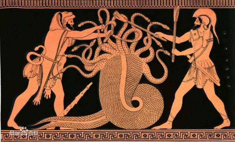 海德拉(hydra),是希腊神话中的九头蛇,传说它拥有九颗头,其中一颗头要