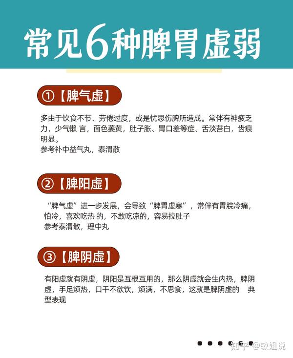 常见6种脾胃虚弱,脾胃虚弱需要引起我们足够的重视,出现问题了,就要及时进行调养 - 知乎