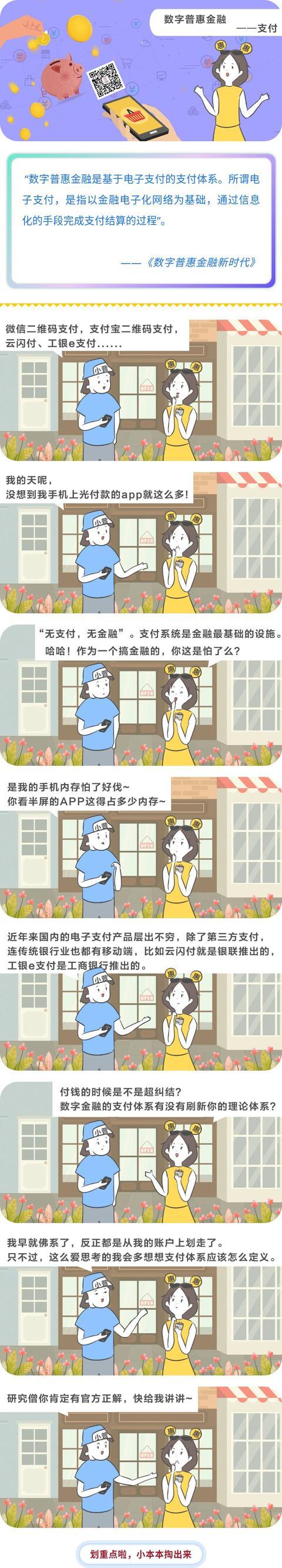 漫画 普惠开讲 12 数字普惠金融之支付 知乎