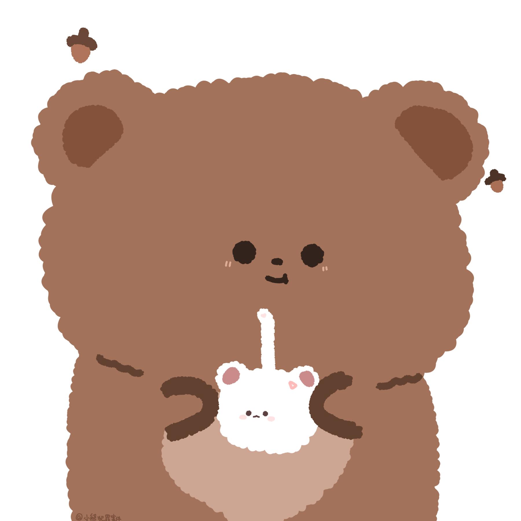 有什么简单可爱的小熊头像? - 知乎