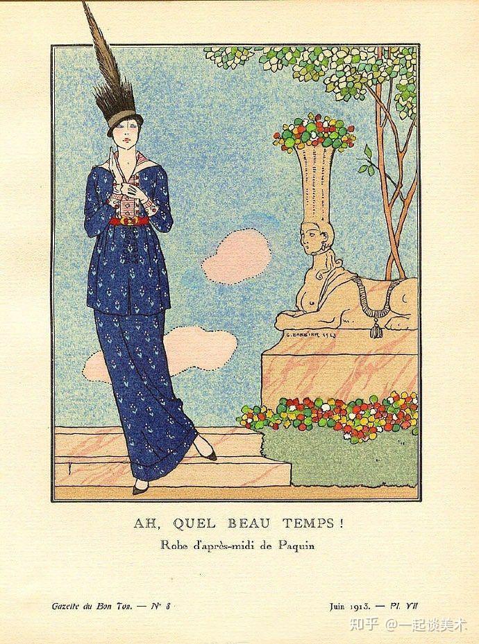 georgebarbier乔治巴比尔是20世纪早期最伟大的插画家之一以东方主义