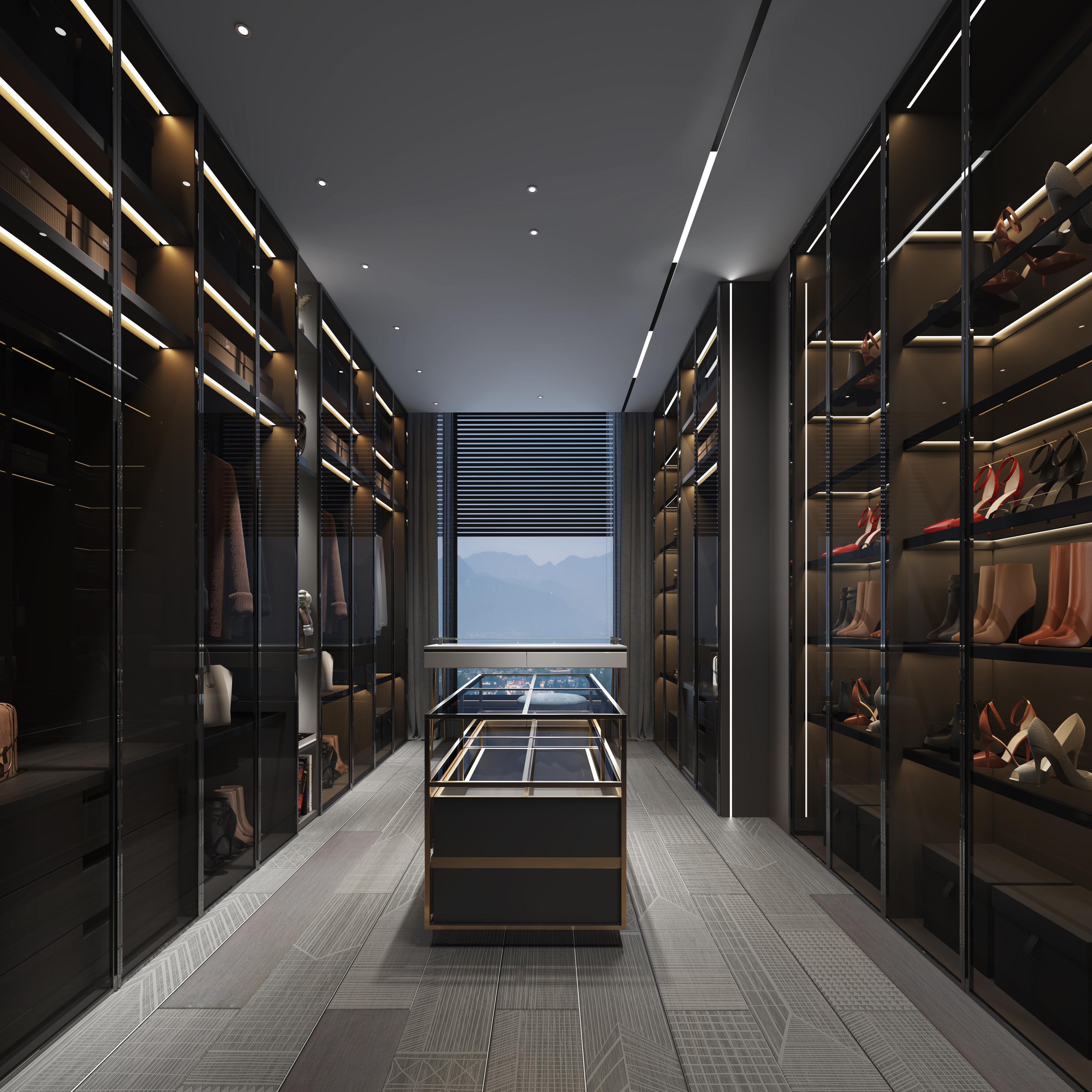 我家的夜晚灯光氛围大赏家居照明小巧思衣帽间装什么灯好看衣帽间灯光