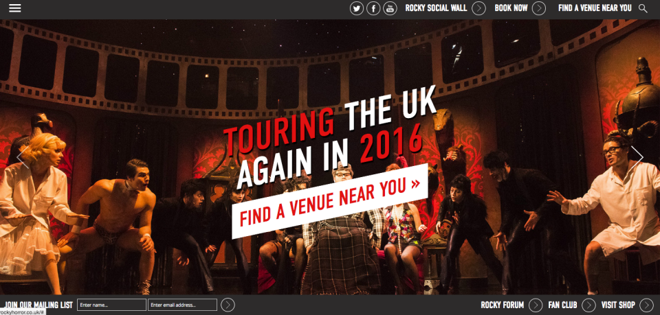 2016 年该剧仍在全英国境内巡演
