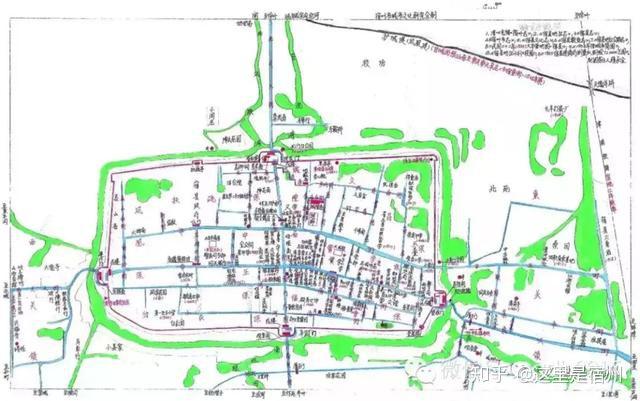 宿州古城复原,斑驳的古城墙见证宿州沧桑的历史!