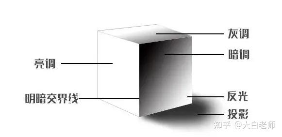 光影的前提光影不能脱离结构,只有把握好形体结构,才能利用光影更好的