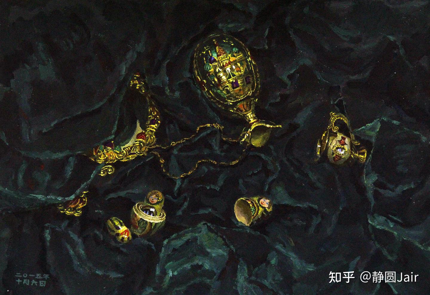 油画】绘画作品- 知乎