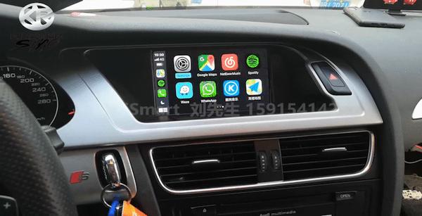 奥迪carplaya4q50911mmi3g无线carplay安装