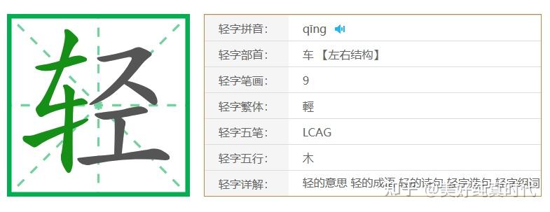 轻字笔顺笔画顺序 轻的正确笔顺怎么写 - 知乎