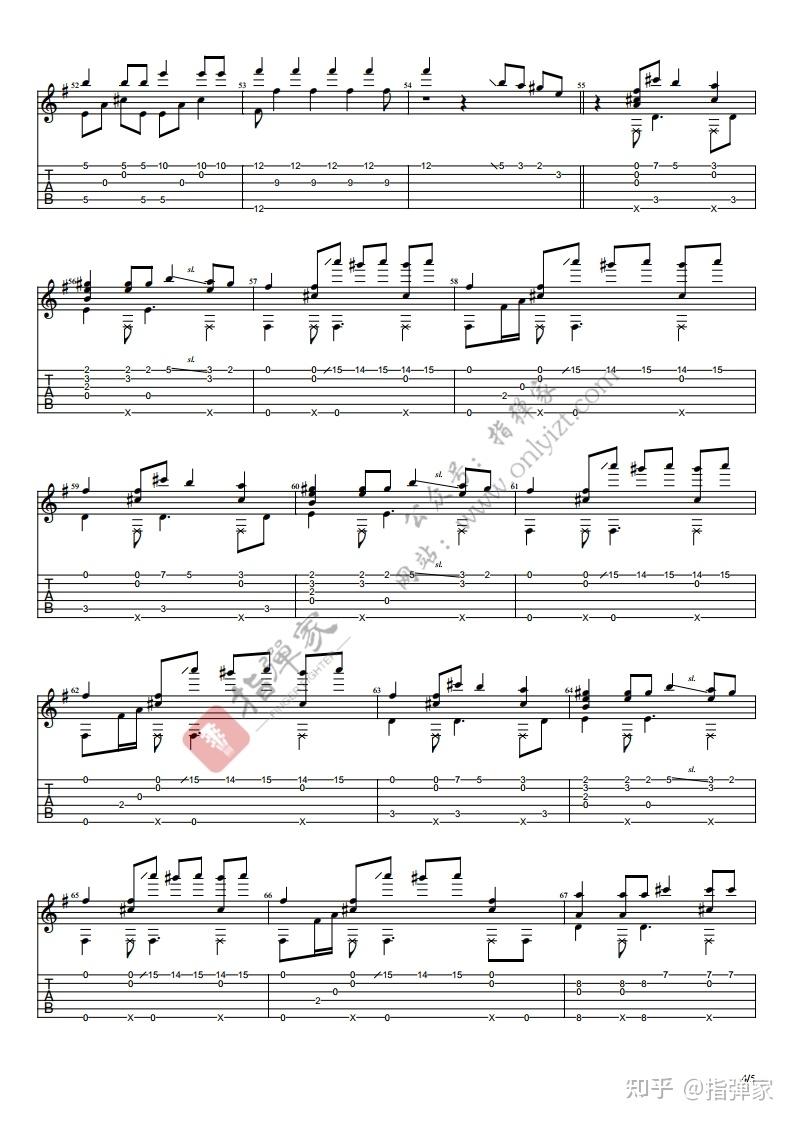 附谱大师级astronomia吉他指弹独奏