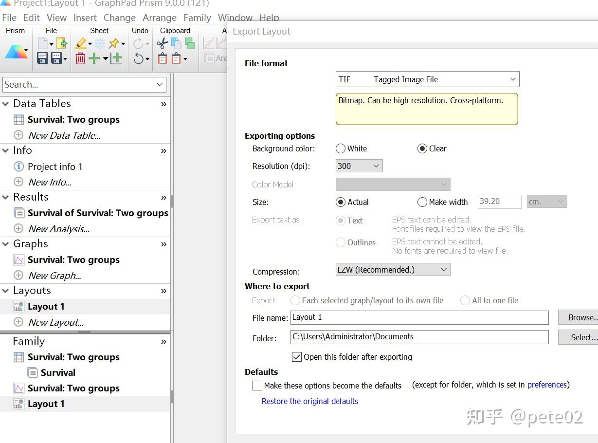 使用Graphpad进行生存分析作图 - 知乎