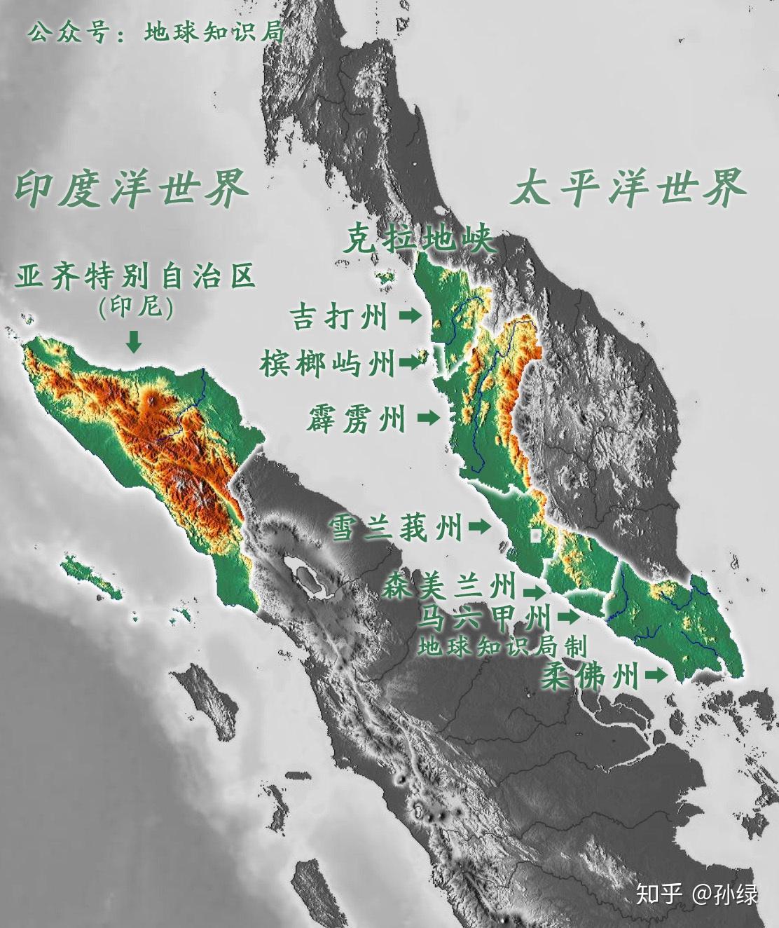 马来半岛轮廓图图片
