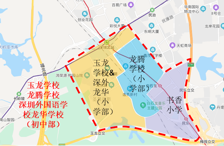 深圳学区房分析第五期之同是名校深高北学位紧张深外龙华则宽松很多