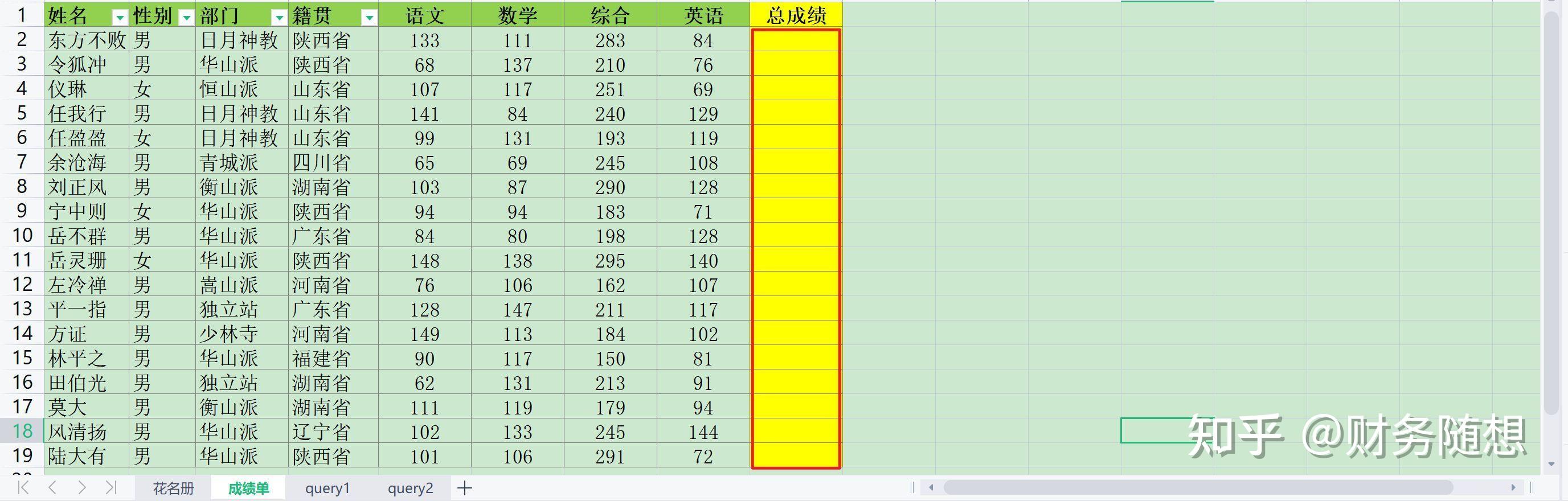 SUM,SUMIFS详解：Excel+Python+SQL+Tableau四种工具实现方法 - 知乎