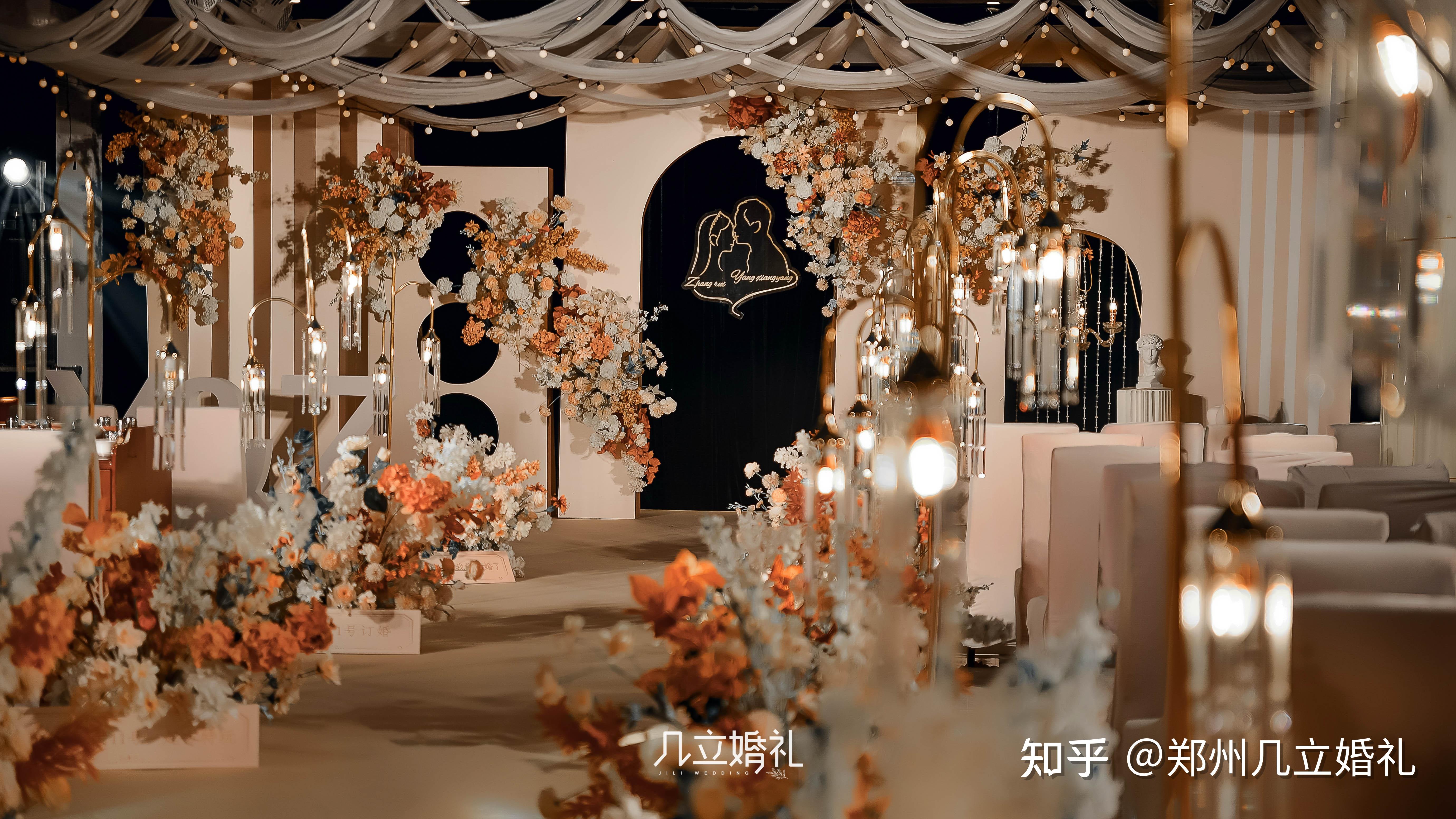 郑州婚礼丨原来香槟色的婚礼也可以这么高级