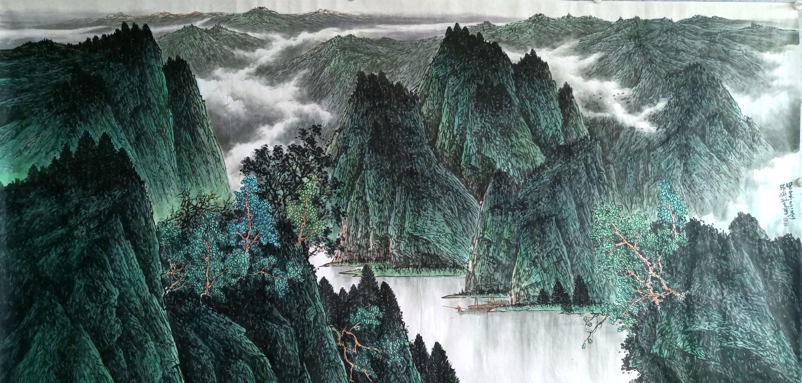 天地存大美王敬生山水画作品赏析之一