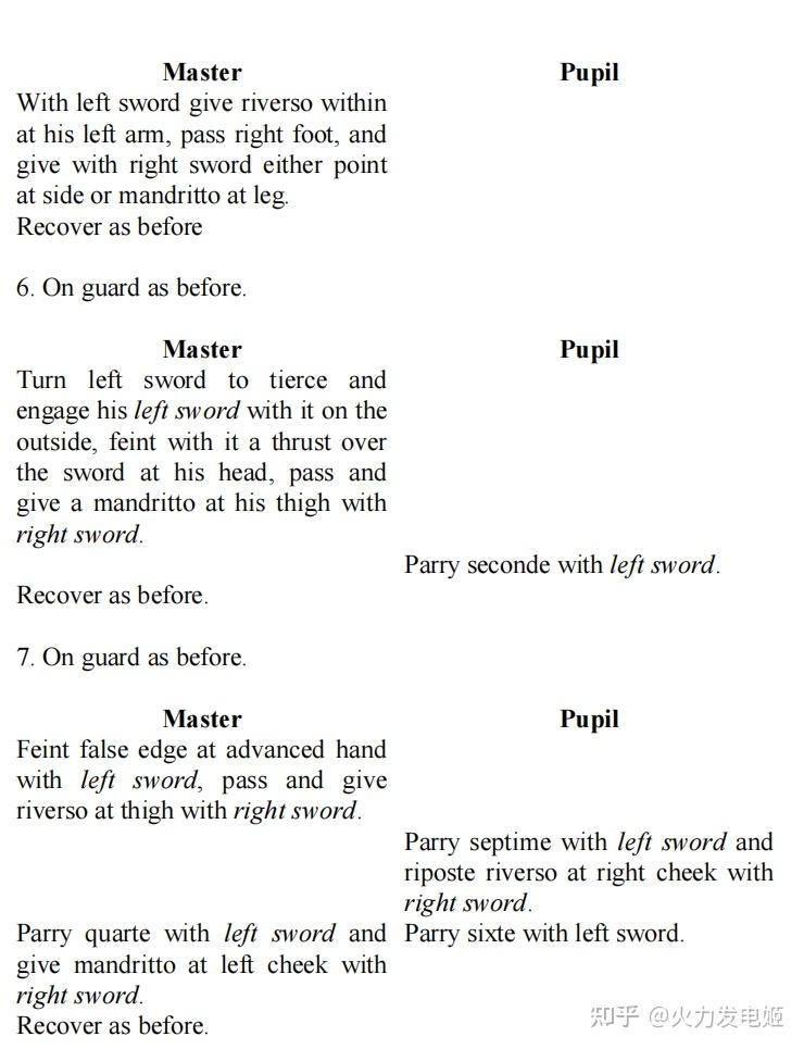 16-18世纪欧洲古典击剑体系(七)双剑那些事儿 - 知乎