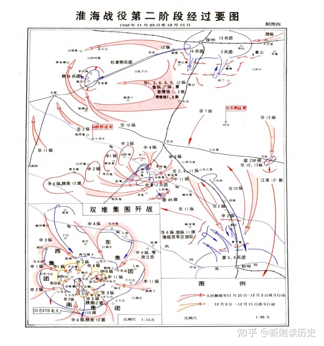 淮海战役中如果杜聿明从徐州东南与西南兵分两路突围会如何