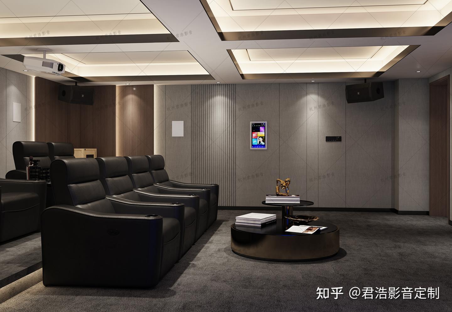家庭影院案例分享,生活氛围感十足 - 知乎