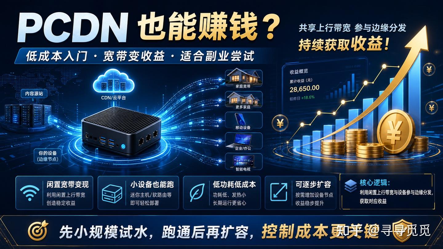 Pcdn 普通人怎么利用PCDN赚钱?几个接地气的案例告诉你 - 知乎