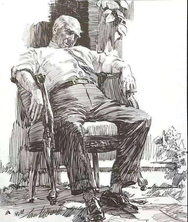 和大师学速写之安德鲁 速写绘画临摹素材,值得收藏! - 知乎