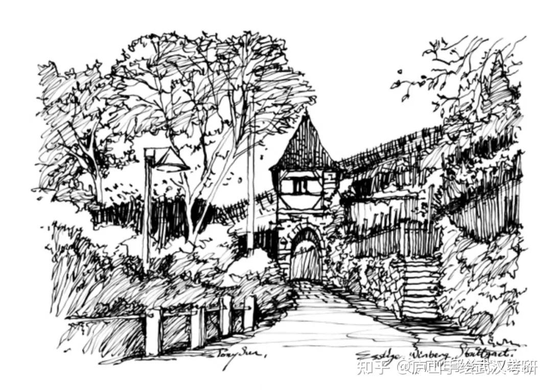 同济博导孙彤宇经典建筑手绘50例