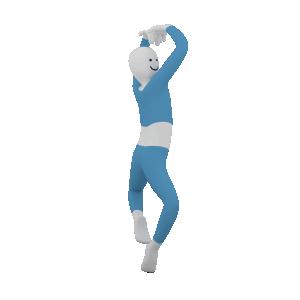 小蓝人跳舞表情包 - 知乎