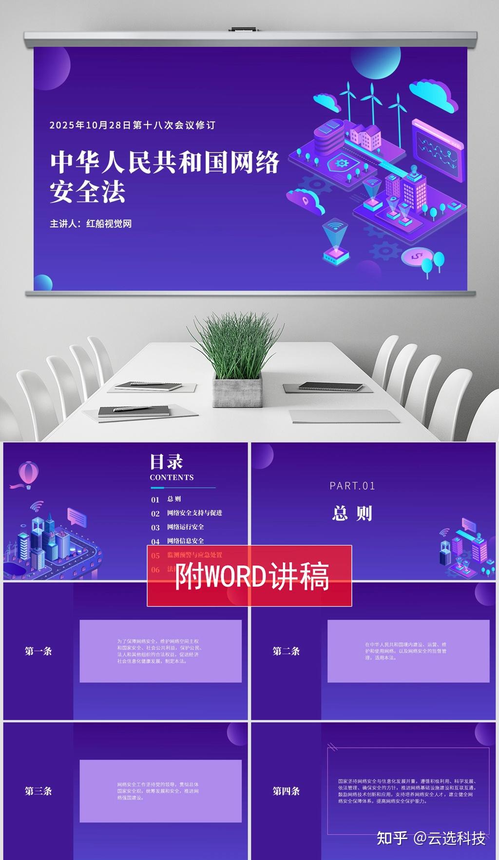 法治护航数字时代 《中华人民共和国网络安全法》学习PPT - 知乎