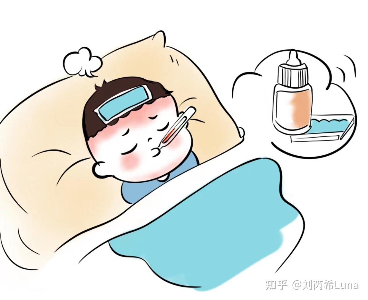 宝宝半夜突然发烧,家长不要乱用药,警惕积食的可能性