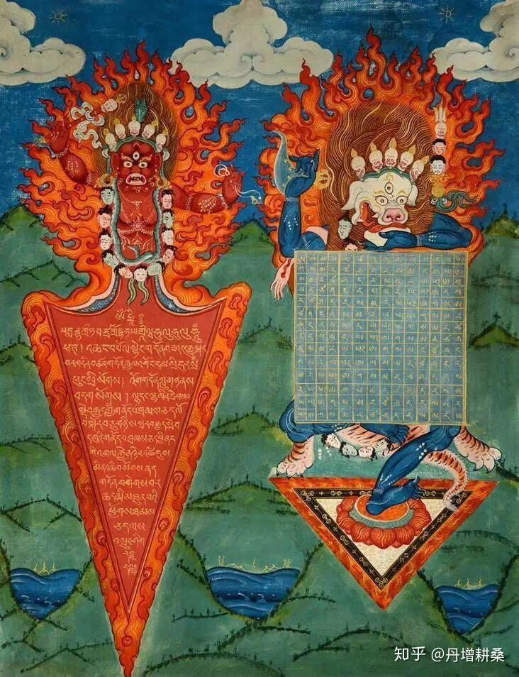 龙树唐卡萨迦巴祖始孟加拉国大师阿底夏尊者在密乘的唐卡种包含上述