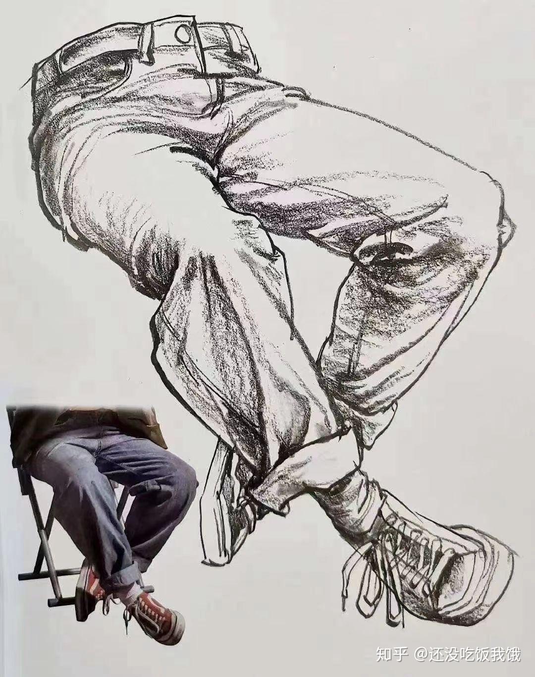 梦工场速写之腿部的练习