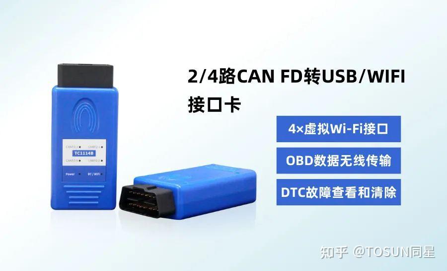 新品发布 | 同星多通道CAN FD转USB/WIFI设备,解决近距离无线通讯问题 - 知乎