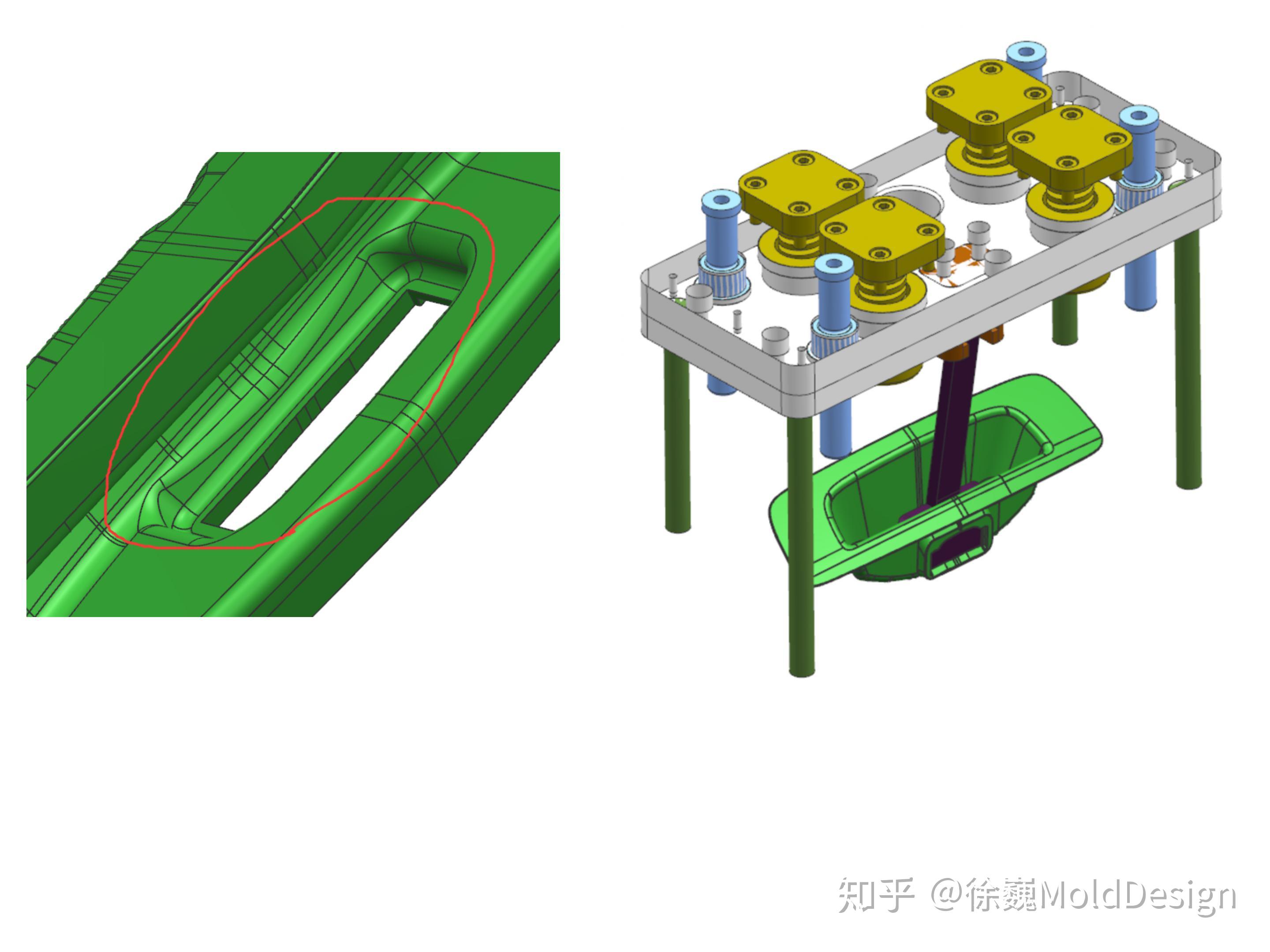 注塑模具气顶结构图片