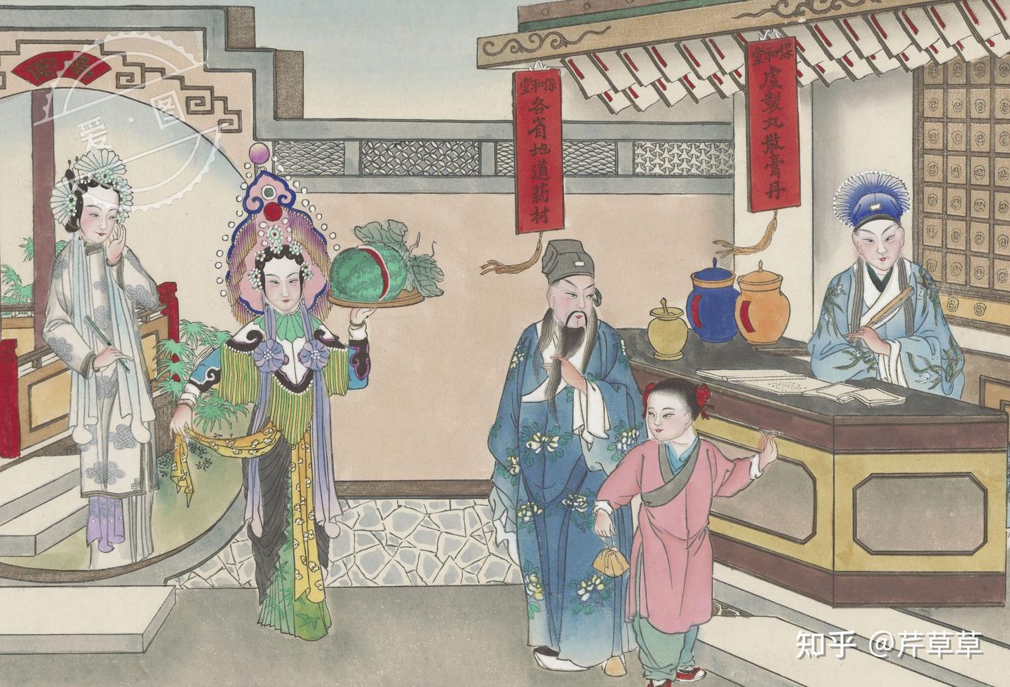 天津荣宝斋印绘《白蛇传》年画册- 知乎