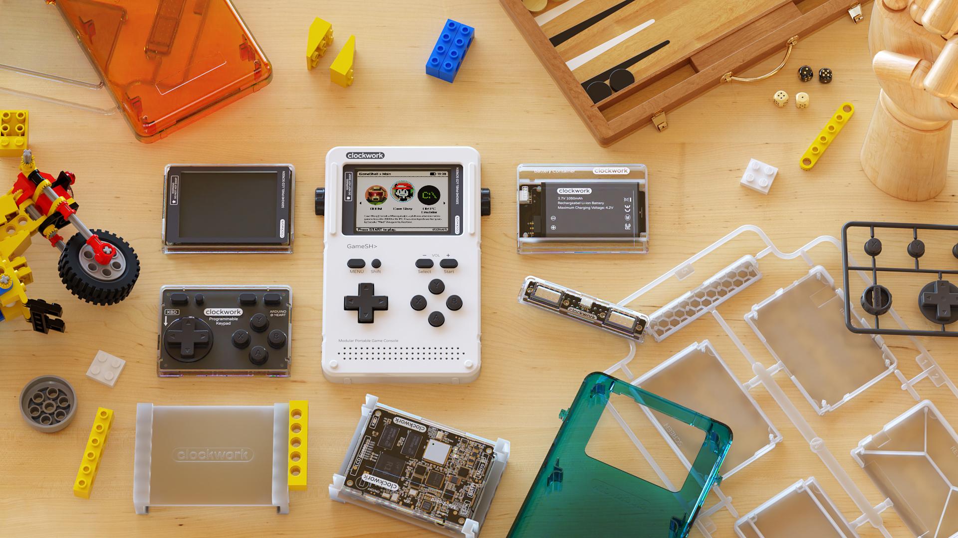 GameShell：一个能编程的开源模块化玩具掌机（主机）