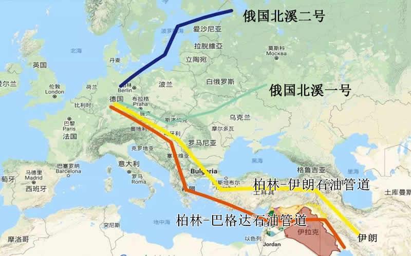 北溪1号线路图图片