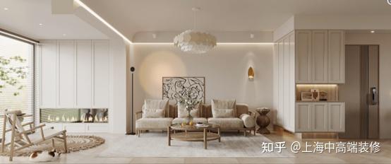 尚东国际名园|110㎡现代风，素雅柔和营造轻松舒适的氛围感 - 知乎