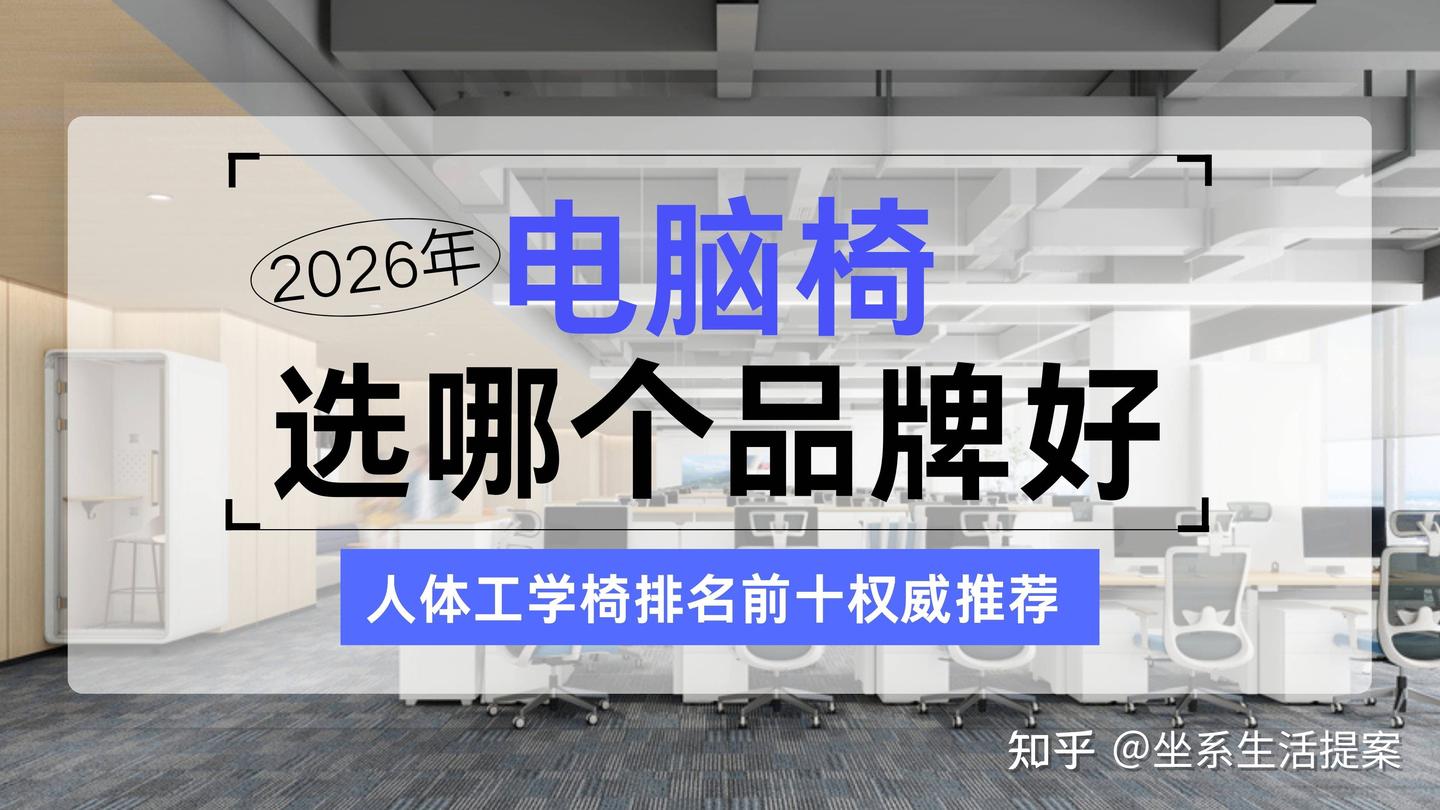 2026年电脑椅选哪个品牌好?人体工学椅排名前十权威推荐